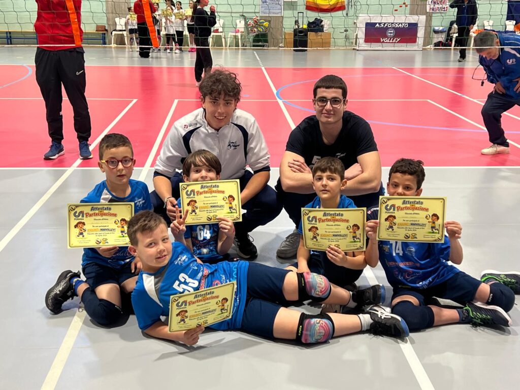 Domenica 26 aprile i nostri ragazzi del Minivolley presenti a Fossato di Vico!