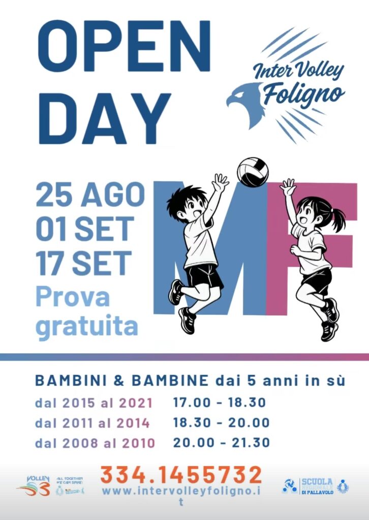 Open day aperti a tutti: tre date per provare il nostro sport!