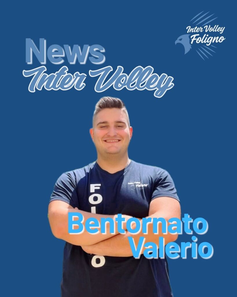 Bentornato Valerio! Di nuovo con la famiglia dell'Inter Volley Foligno!