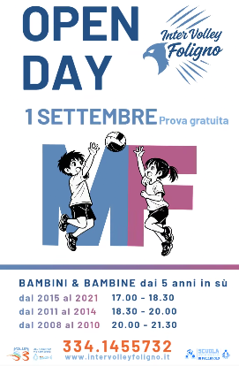 DOPO IL PRIMO OPEN DAY… SI REPLICA IL PRIMO SETTEMBRE!