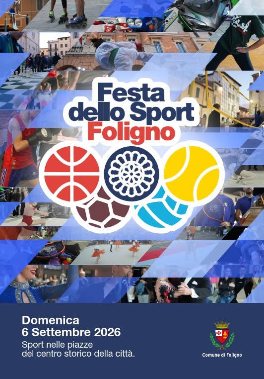 Domenica 6 settembre l'Inter Volley alla Festa dello Sport di Foligno!