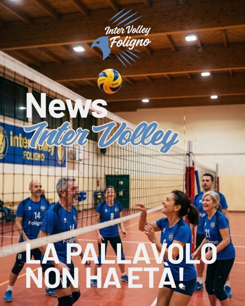 LA PALLAVOLO NON HA ETÀ! Vieni a giocare all'Inter Volley Foligno!