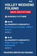 L'Inter Volley Foligno ospita Roma 7 Volley per due giorni di allenamenti e confronti!
